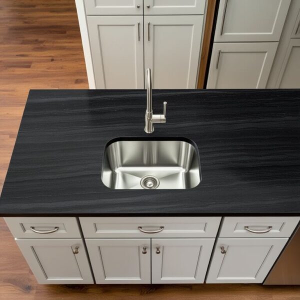 Absolute Black Granite Countertop - Image 2