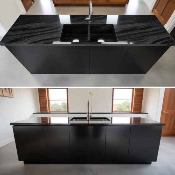 Absolute Black Granite Countertop - Image 3