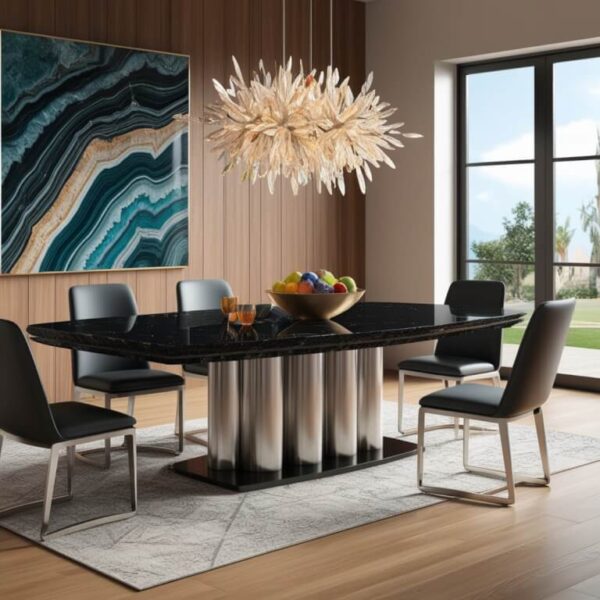 Absolute Black Granite Dining Table