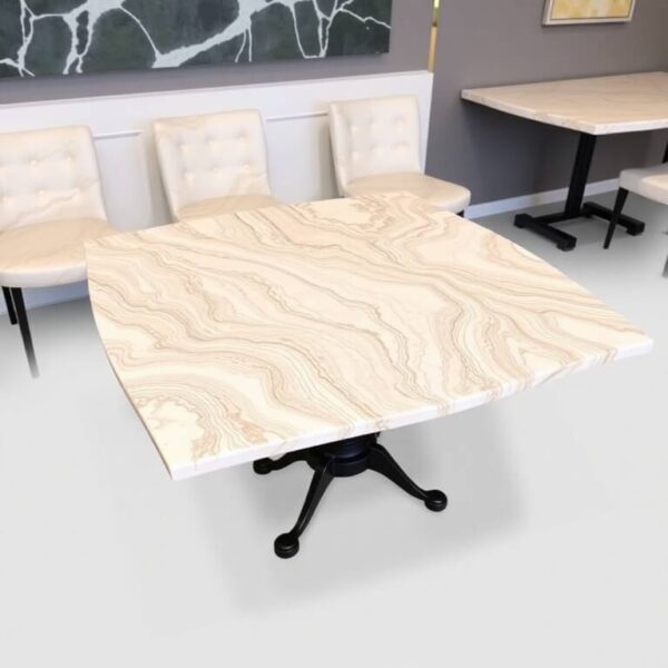 Arabescato Marble Dining Table - Image 2