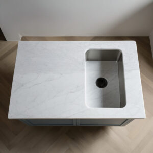 Bianco Carrara C Marble Countertop