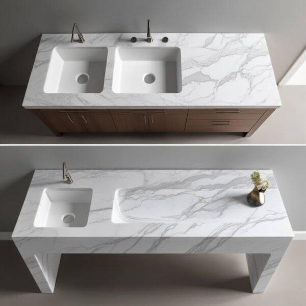 Bianco Carrara C Marble Countertop - Image 2