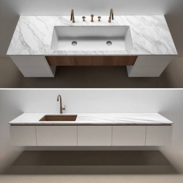 Bianco Carrara C Marble Countertop - Image 3