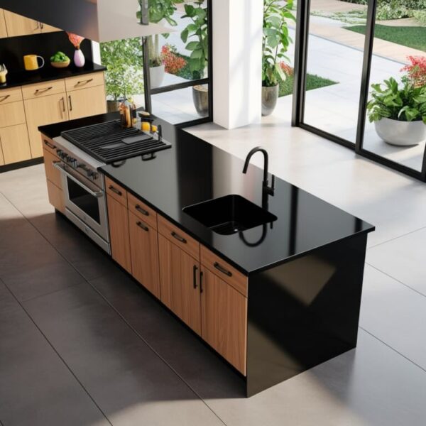 Black Countertop Kitchen - Image 2