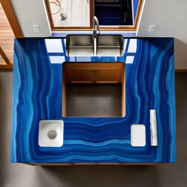 Blue Onyx Countertop - Image 4