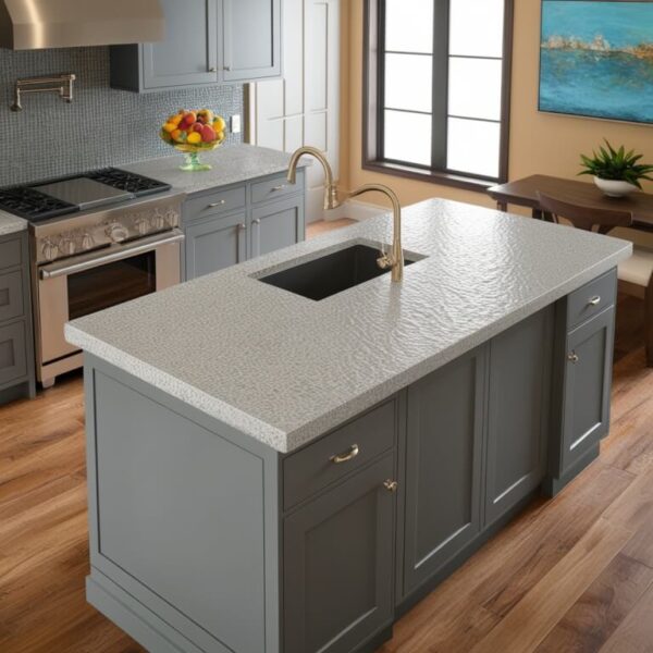 Caesarstone Pebble Quartz Countertop