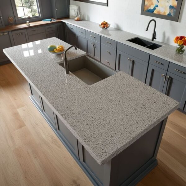 Caesarstone Pebble Quartz Countertop - Image 4