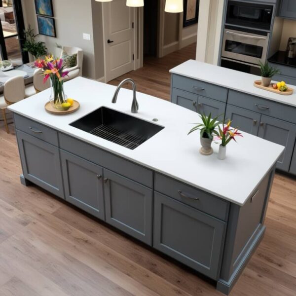 Caesarstone Snow Quartz Countertop - Image 4