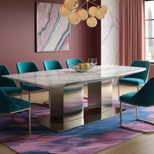 Cambria Brittanicca Quartz Dining Table - Image 4