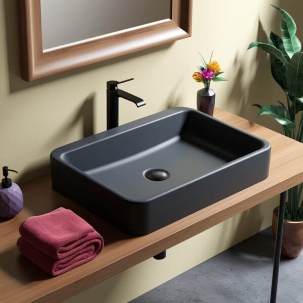 Counter Top Wash Basin Cad Block