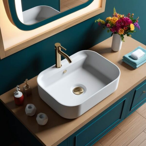 Counter Top Wash Basin Cad Block - Image 2