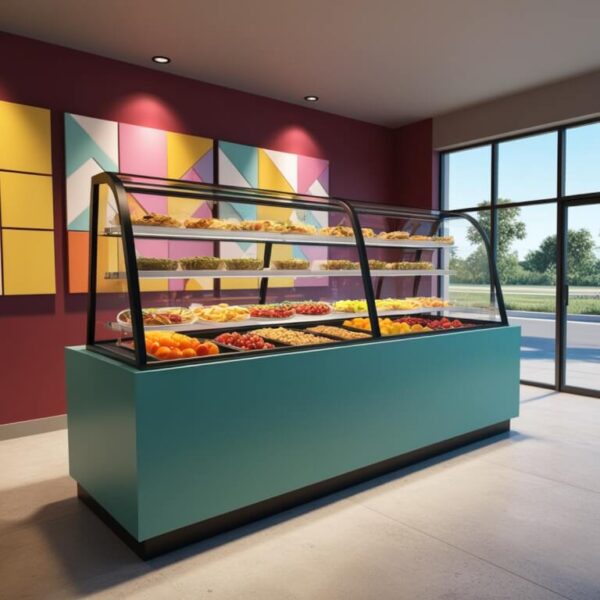 Countertop Glass Food Display Case