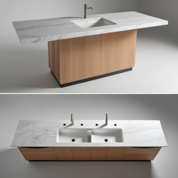 Crema Marfil Marble Countertop - Image 2