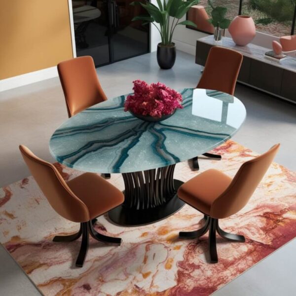 Crystal Quartzite Dining Table