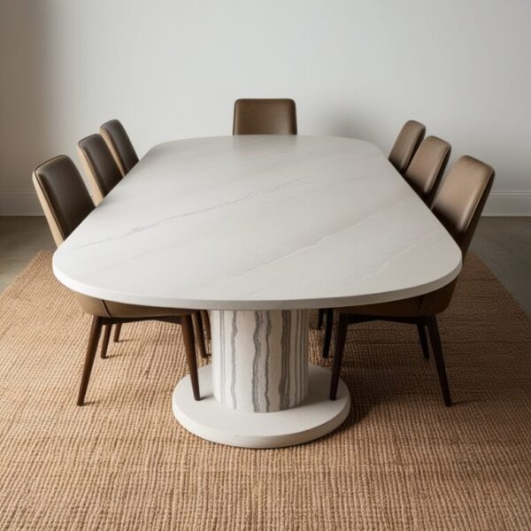 Desert Quartzite 8 Seater Dining Table - Image 2