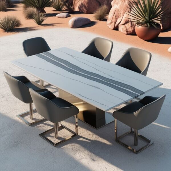 Desert Quartzite Dining Table - Image 3