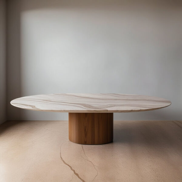 Dolomite Marble Marble Dining Table - Image 2