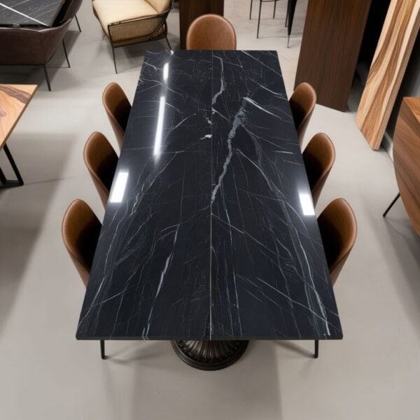 Emperador Dark Marble 8 Seater Dining Table
