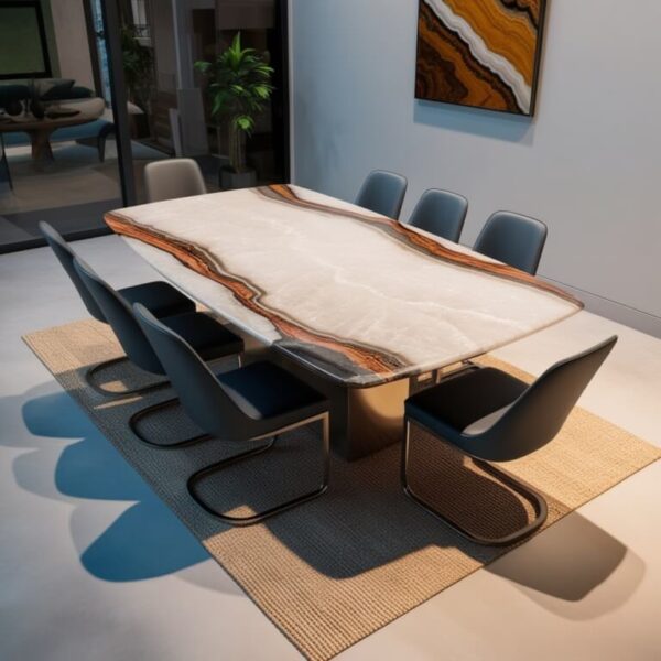 Everest Quartzite Dining Table - Image 3
