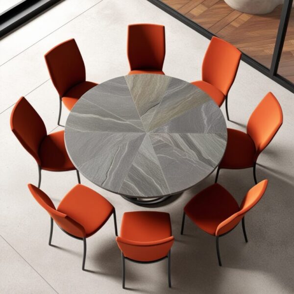 Flagstone 8 Seater Dining Table - Image 3