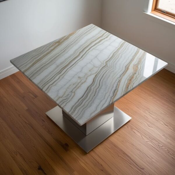 Iceberg Quartzite 8 Seater Dining Table - Image 3