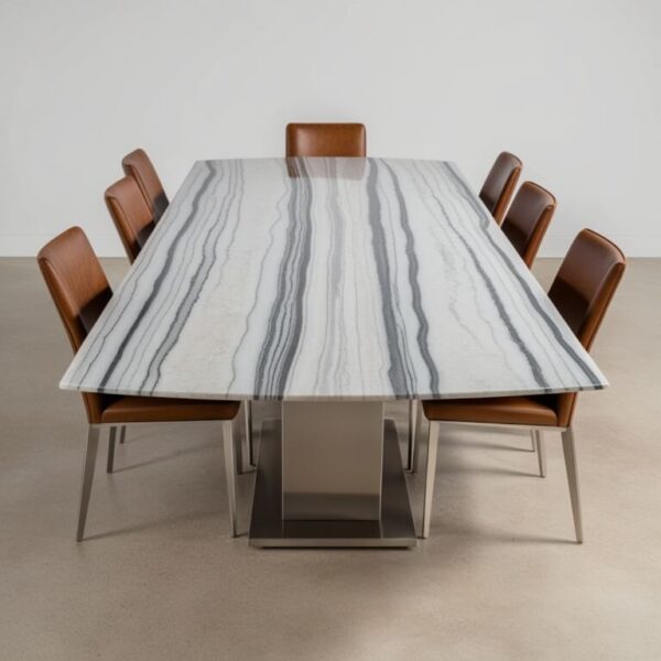 Ipanema Quartzite 8 Seater Dining Table - Image 3