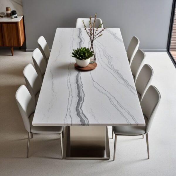 Ipanema Quartzite 8 Seater Dining Table - Image 4