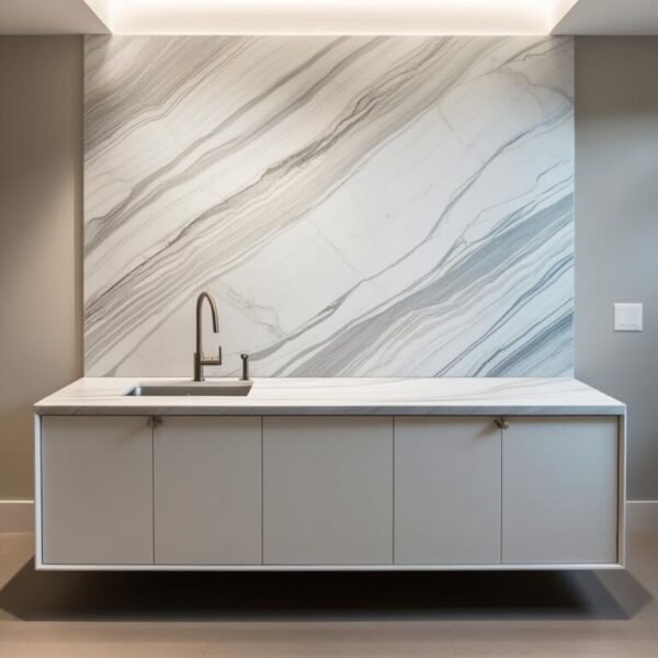 Nero Marquina Marble Countertop - Image 3