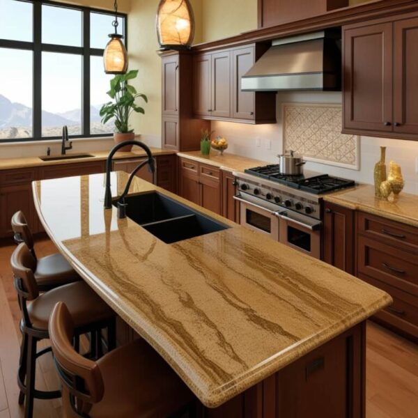 New Venetian Gold Granite Countertop - Image 2