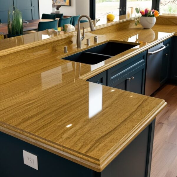 New Venetian Gold Granite Countertop - Image 4