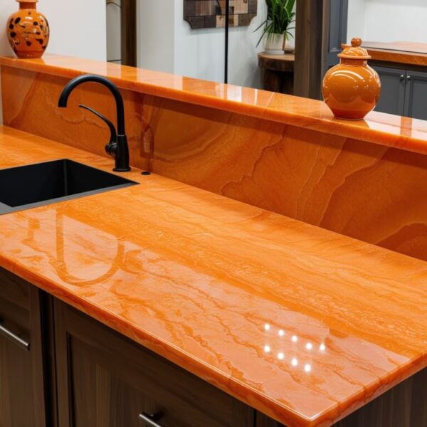 Orange Onyx Countertop - Image 2