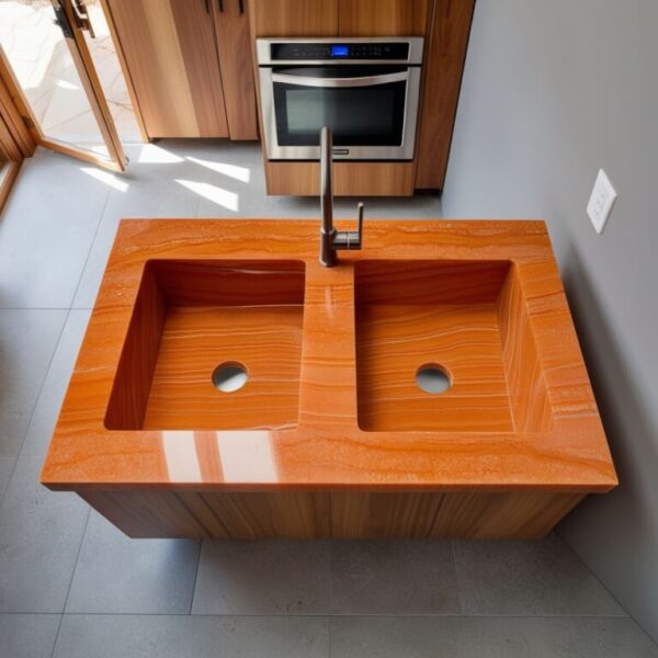 Orange Onyx Countertop - Image 3