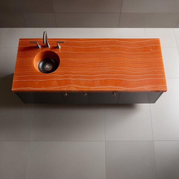 Orange Onyx Countertop - Image 4