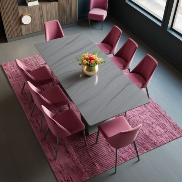 Petra Grey 8 Seater Dining Table