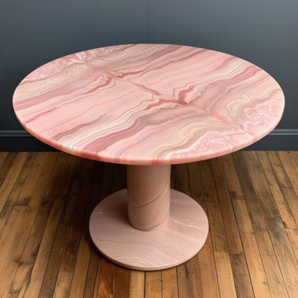 Pink Onyx 8 Seater Dining Table