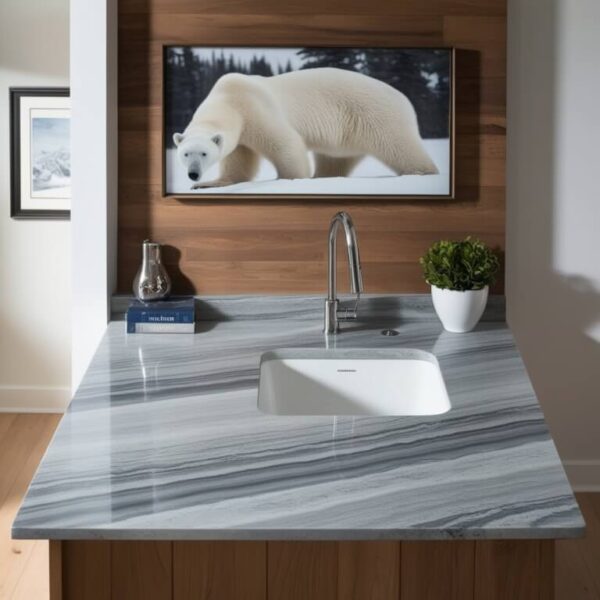 Polar Bear Quartzite Countertop - Image 2