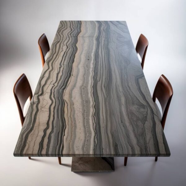 Porphyry Stone Dining Table - Image 4