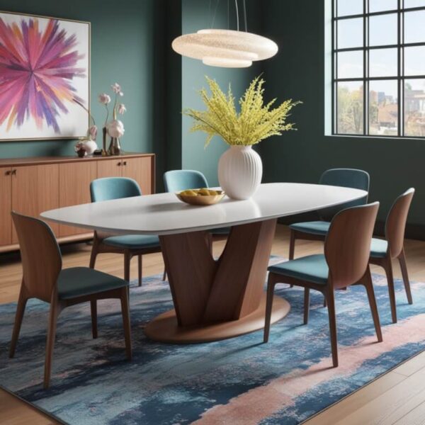 Quartzforms Luna Quartz Dining Table - Image 3