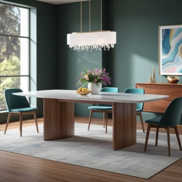 Quartzforms Luna Quartz Dining Table - Image 4