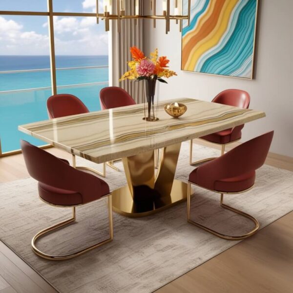 Sand Onyx Dining Table