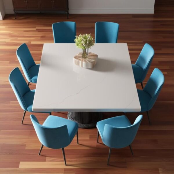Silestone Lyra Quartz 8 Seater Dining Table - Image 3