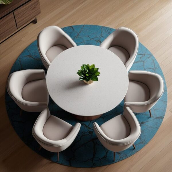Silestone Pulsar Quartz 8 Seater Dining Table