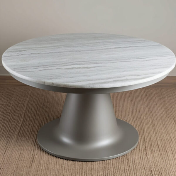 Snowfall Quartzite 8 Seater Dining Table