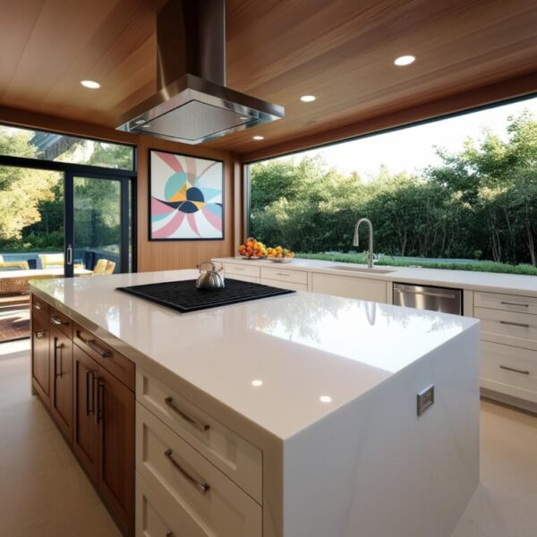 Super White Quartzite Countertop