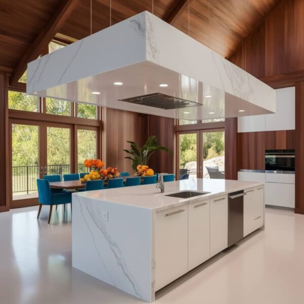 Super White Quartzite Countertop - Image 2