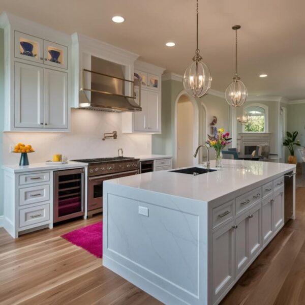 Super White Quartzite Countertop - Image 3
