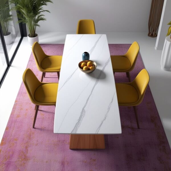 Super White Quartzite Dining Table - Image 2