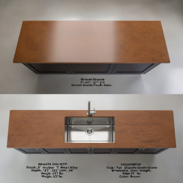Tan Brown Granite Countertop - Image 2