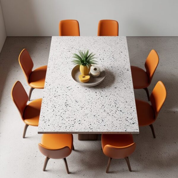Terrazzo 8 Seater Dining Table - Image 3