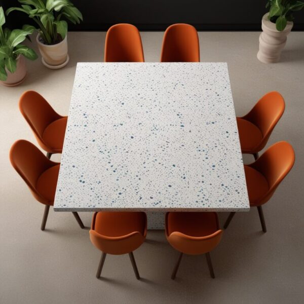 Terrazzo 8 Seater Dining Table - Image 4